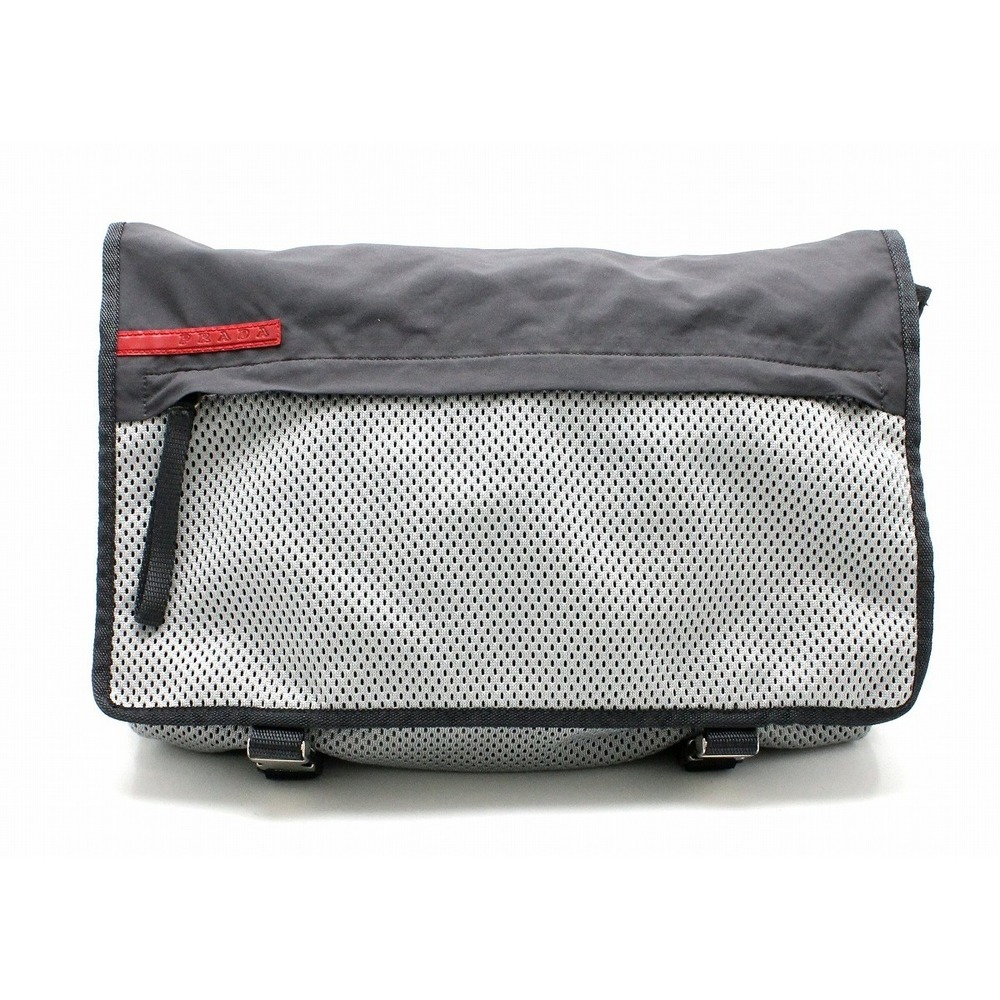 Prada Sports Shoulder Bag Nylon Gray